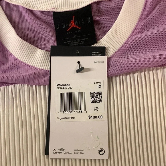 Women’s Jordan Plus Size Pleated Dress 23 Engineered NWT - Picture 11 of 16